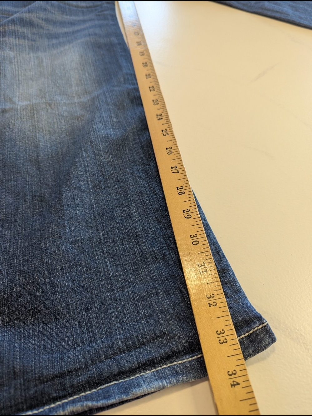 Affliction Men’s Cooper Relaxed Boot Cut Distressed Premium Biker Jeans Size 40 - Picture 6 of 16